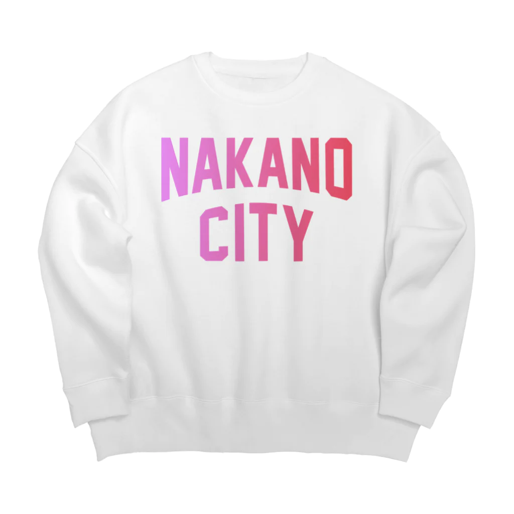 JIMOTOE Wear Local Japanの中野市 NAKANO CITY Big Crew Neck Sweatshirt