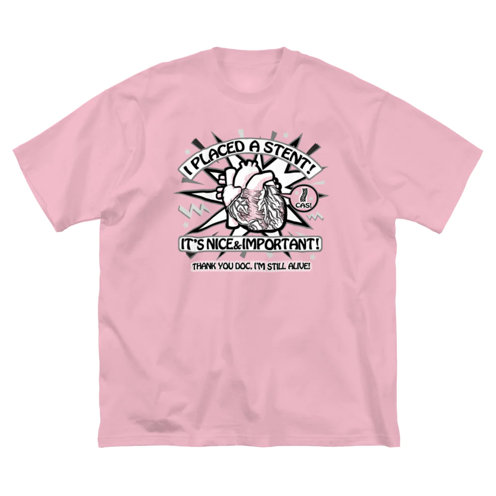 雁花工房（寄付アイテム販売中です）のステントあり Big T-Shirt