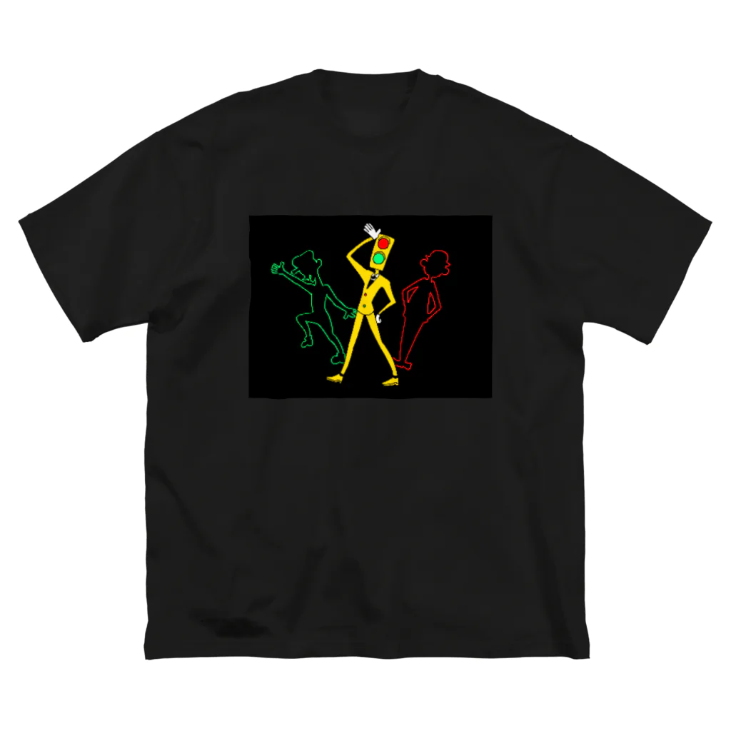 lsの宝箱のDot Traffic Lights  Big T-Shirt