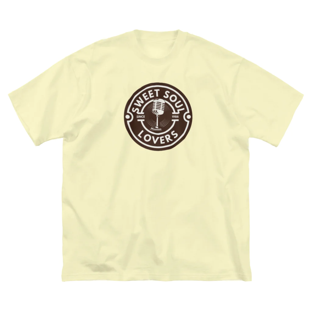 soul_mateのSweet Soul Lovers★クラシックマイク（ブラウン） Big T-Shirt