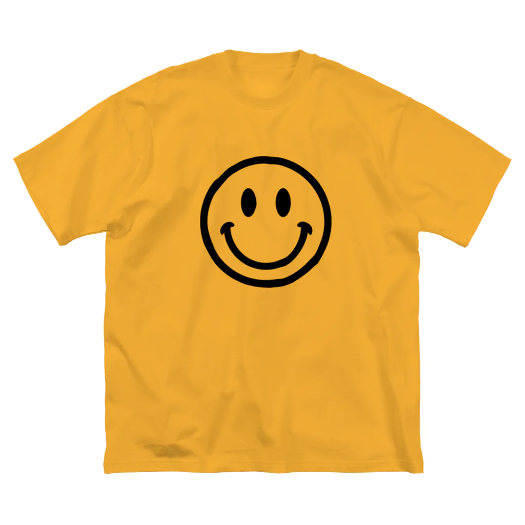 スマイルフェイス ニコちゃんマーク ブラック / QUQU_WORKS