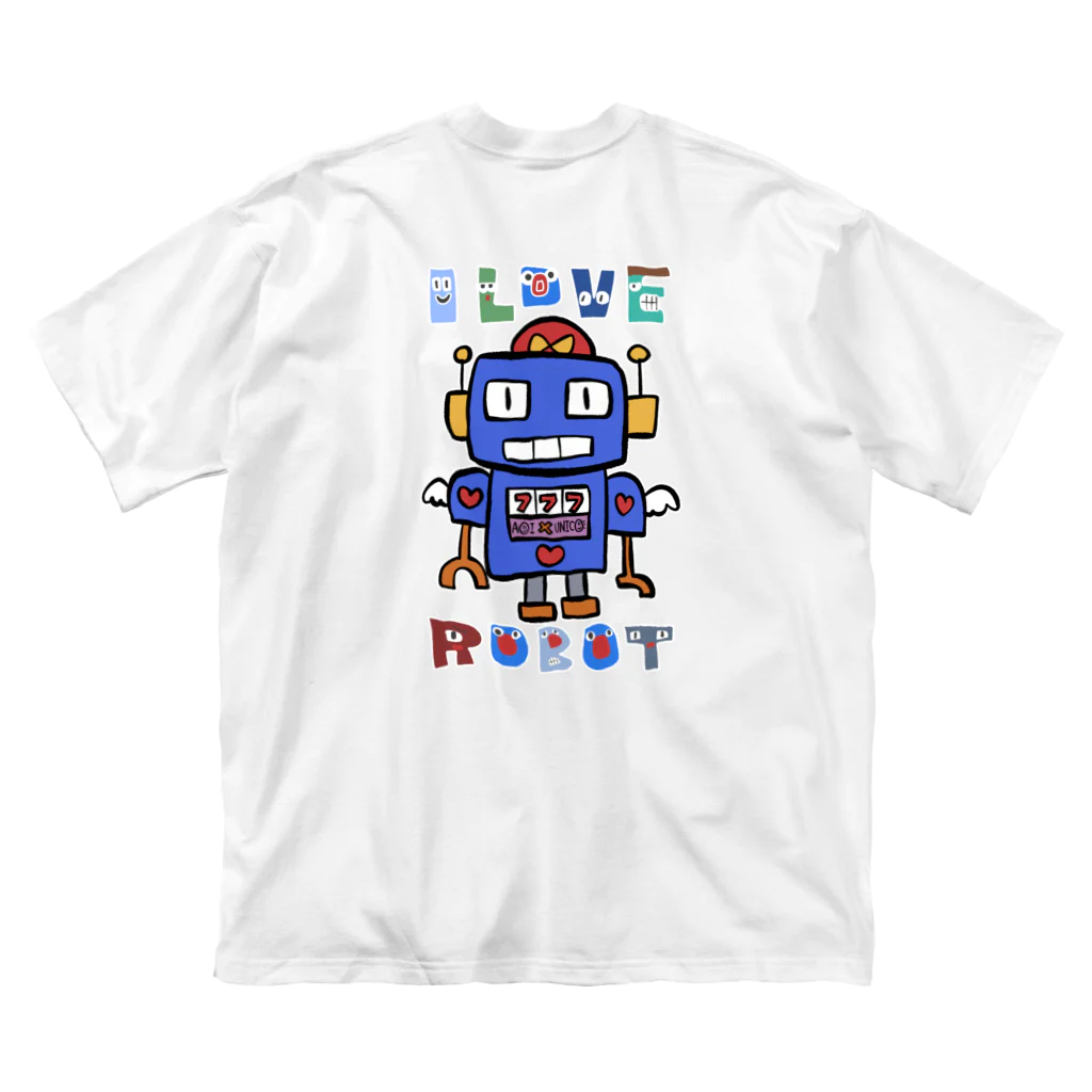 絵描きのunicoのI LOVE ROBOT feat.AOI Big T-Shirt
