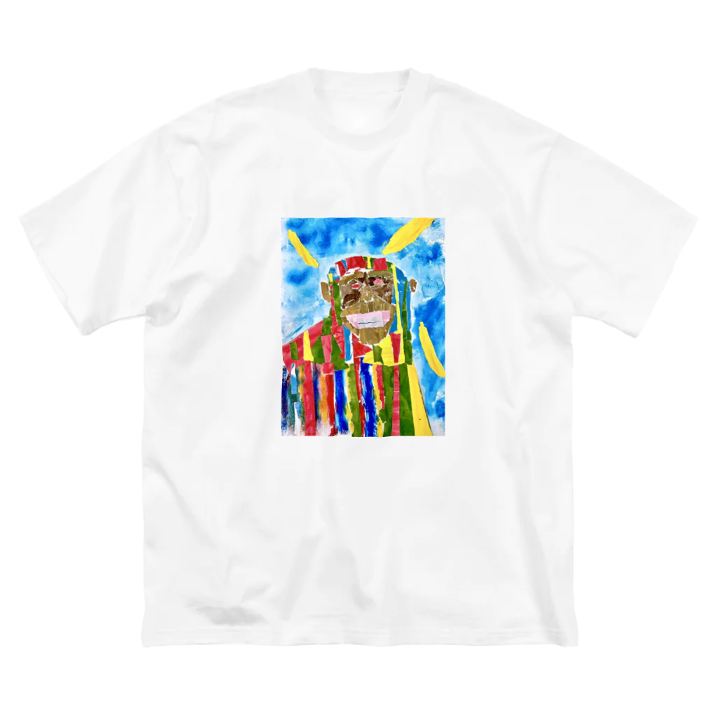 TAKE's artの笑うチンパンジー Big T-Shirt