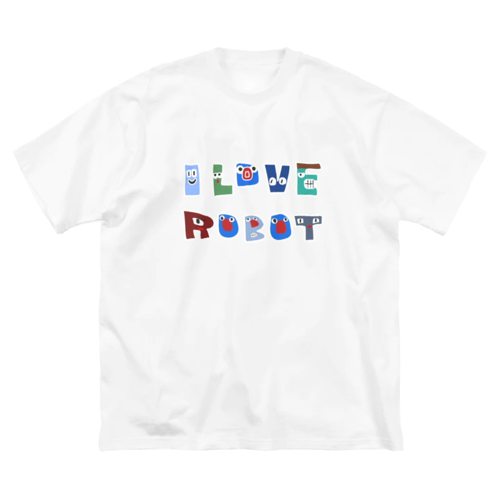 絵描きのunicoのI LOVE ROBOT feat.AOI Big T-Shirt