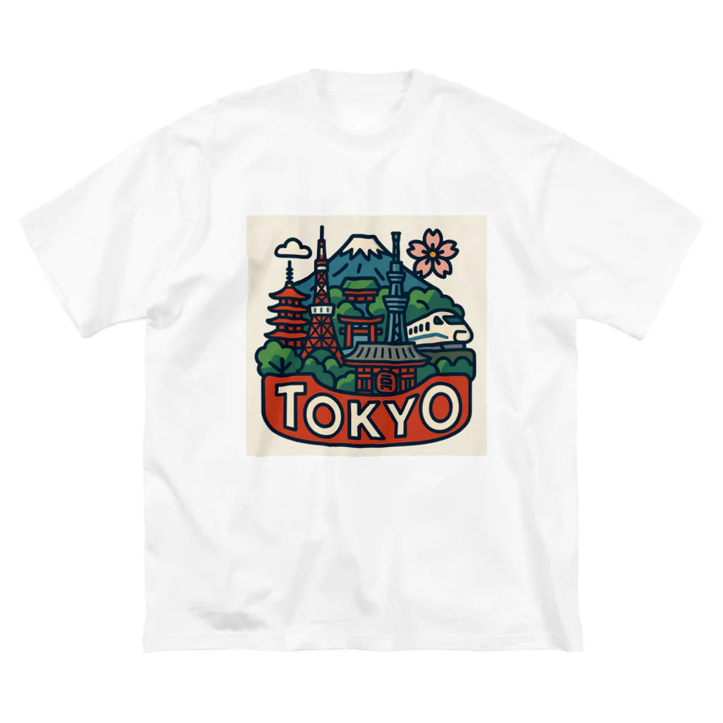 NIPPON POPの旅するTシャツ、東京編 Big T-Shirt