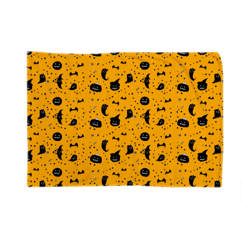 Je te veuxのおばけパレード オレンジ Blanket