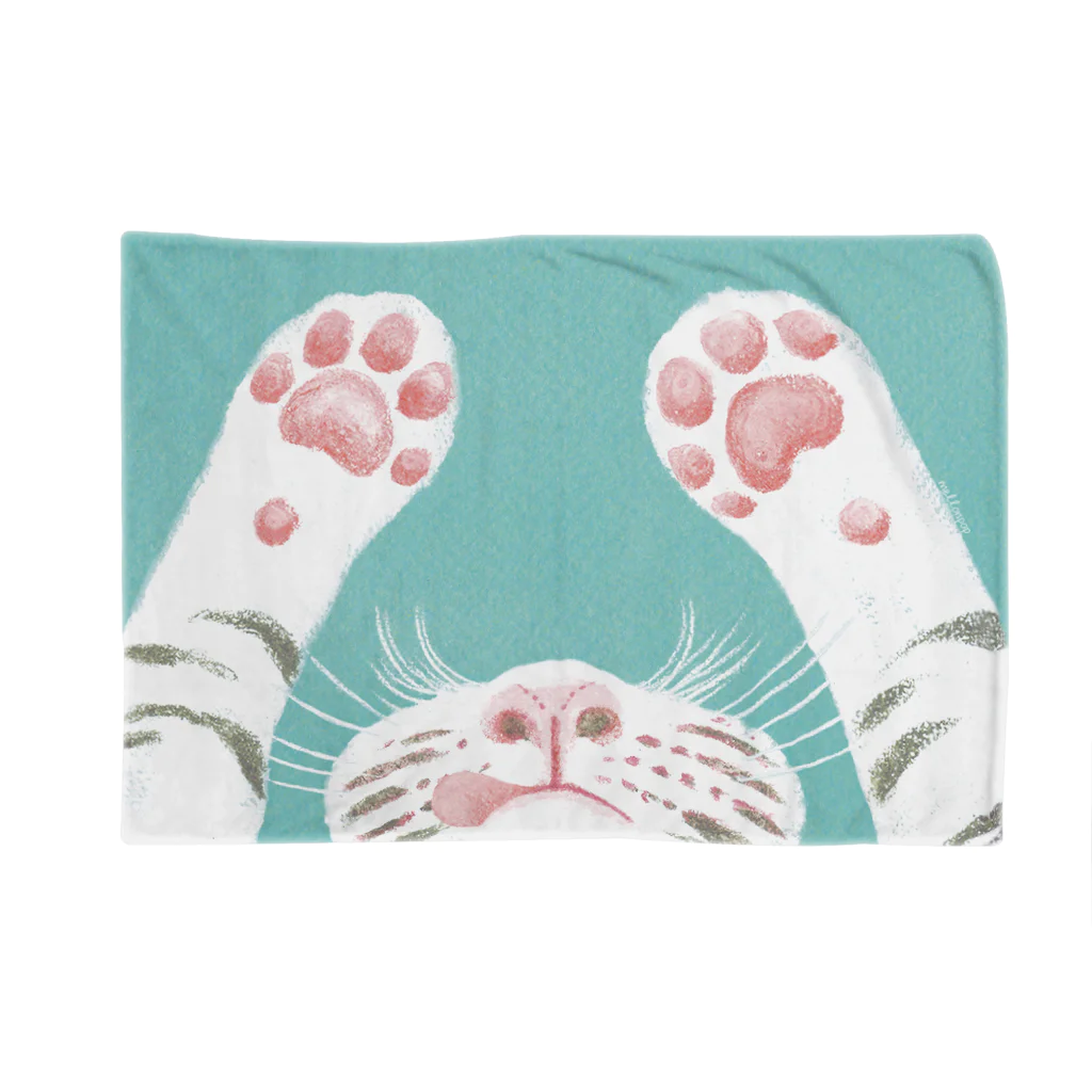 めろんぽっぷのお店だよのひげを朝陽に透かして  緑青 Blanket