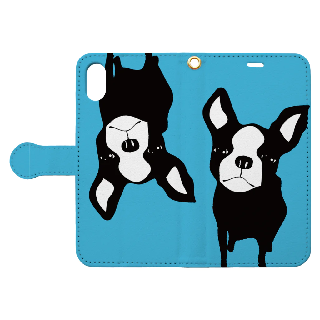 関税送料込 sticky zoo  トマト ブルーチェック スマホケース 関税送料込 sticky zoo トマト ブルーチェック スマホケース