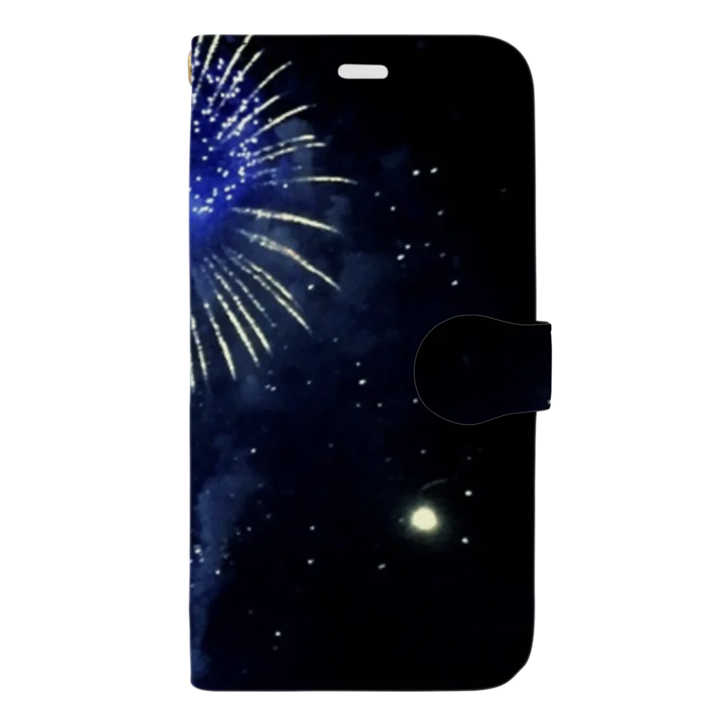 ✯しーくん。の【花咲く、HANABI】iPhoneケース Book-Style Smartphone Case