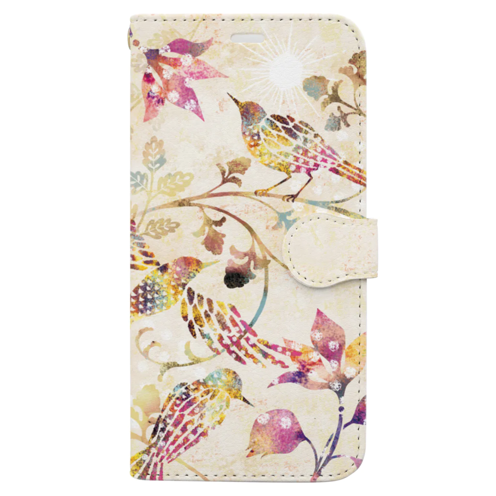 Tomoko HayashiのBirds sing Book-Style Smartphone Case