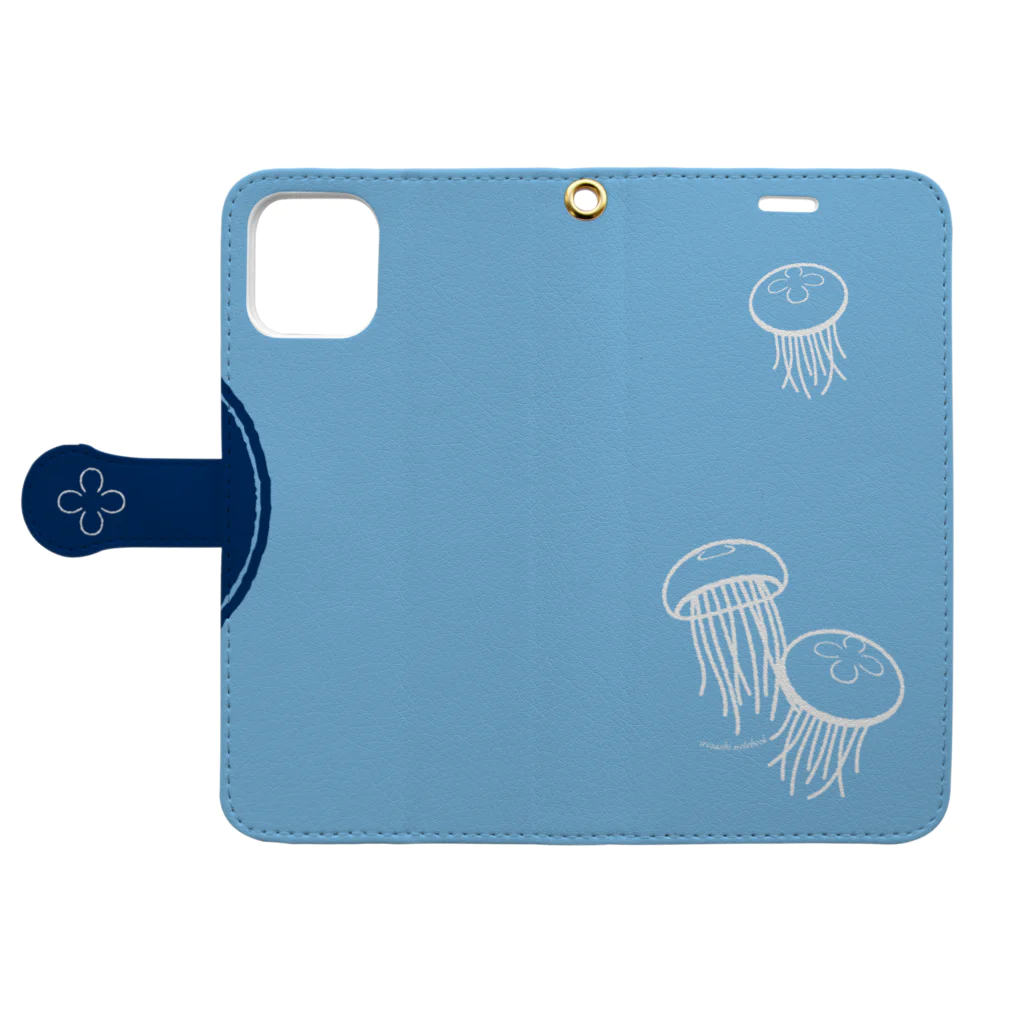 クラゲ / いろさし帖 ( irosashi_notebook )の手帳型スマホケース通販