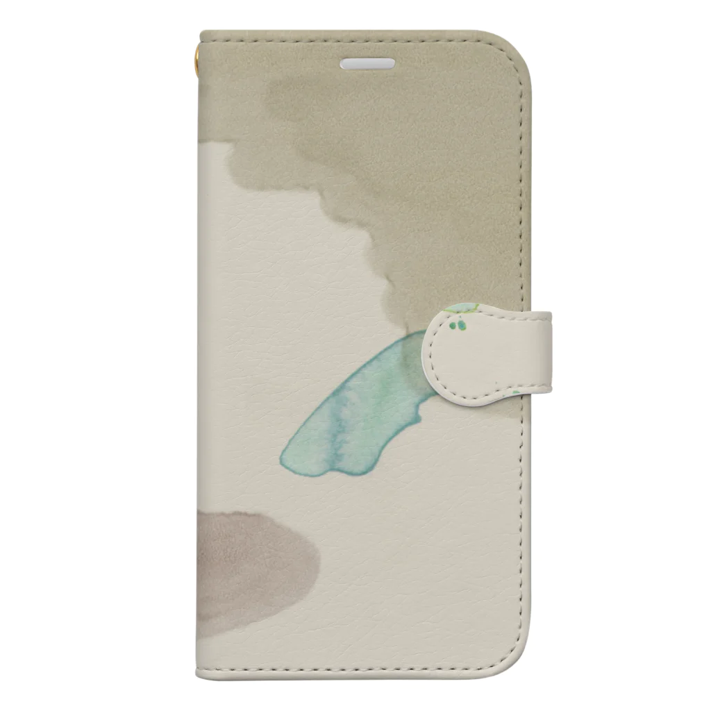 yananyokinyokiの霧雨の森 Book-Style Smartphone Case