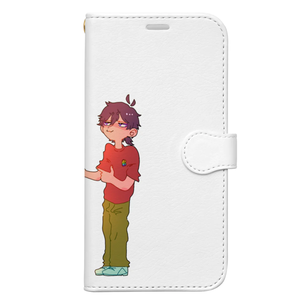 かんざし屋さんのサマーダブル(ノーマル) Book-Style Smartphone Case