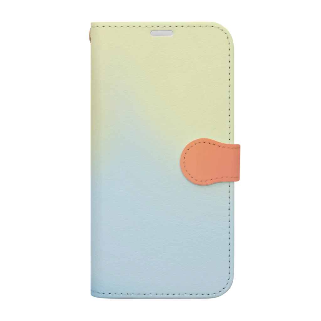 Pulmo（プルモ)の【gradation_05】Nothing About Us Without Us スマホケース Book-Style Smartphone Case