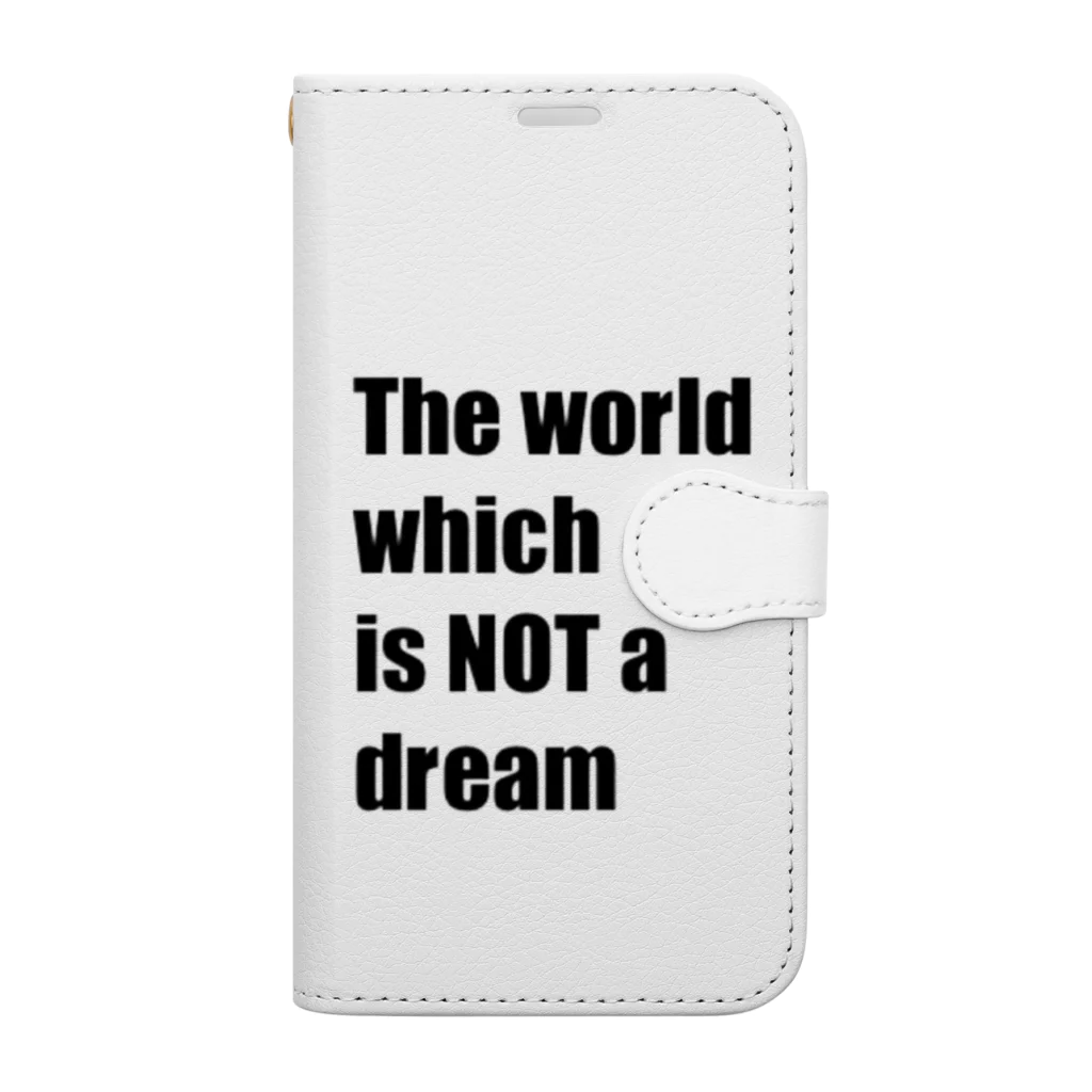 The world which is NOT a dreamのThe world which is NOT a dream Book-Style Smartphone Case