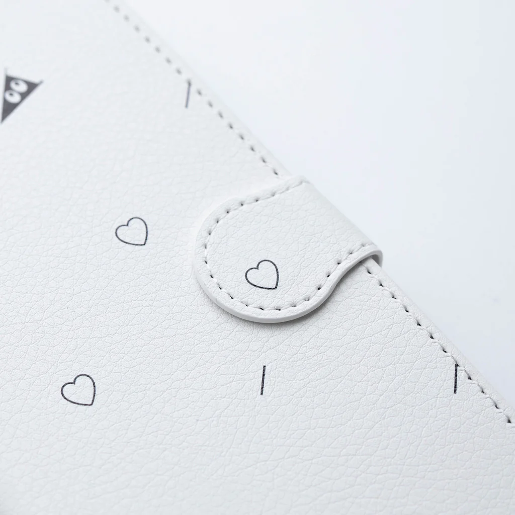ヤママユ(ヤママユ・ペンギイナ)のピコアプテノディテス(よこ) Book-Style Smartphone Case :clasp (magnet type)
