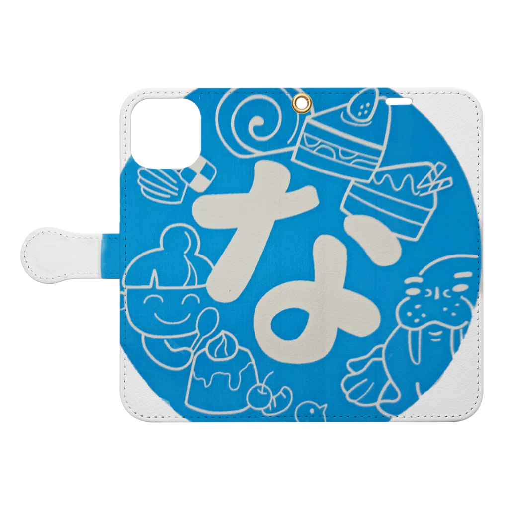 わたなべ菓子店のわたなべ菓子店 Book-Style Smartphone Case:Opened (outside)