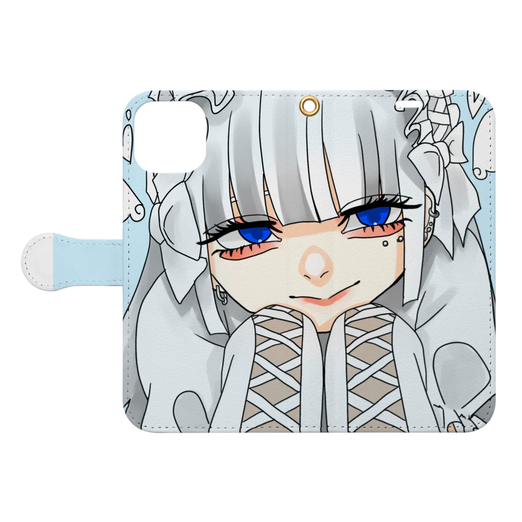 【レア】 VA購買部 Angel Beats! 手帳型モバイルフォンケース 家庭教師ヒットマンREBORN! - ベルフェゴール Ani-Art 手帳型