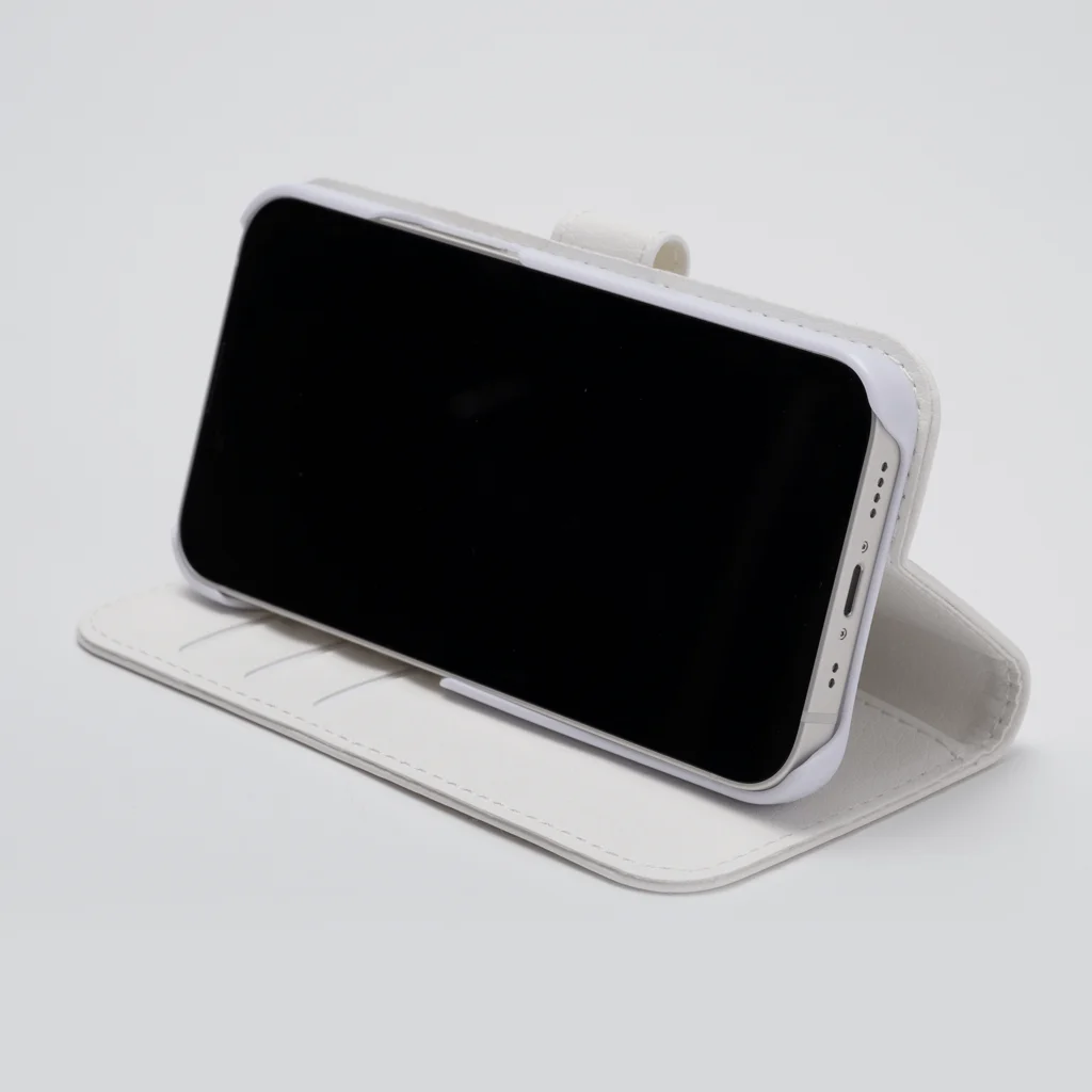ヤママユ(ヤママユ・ペンギイナ)のピコアプテノディテス(よこ) Book-Style Smartphone Case :used as a stand
