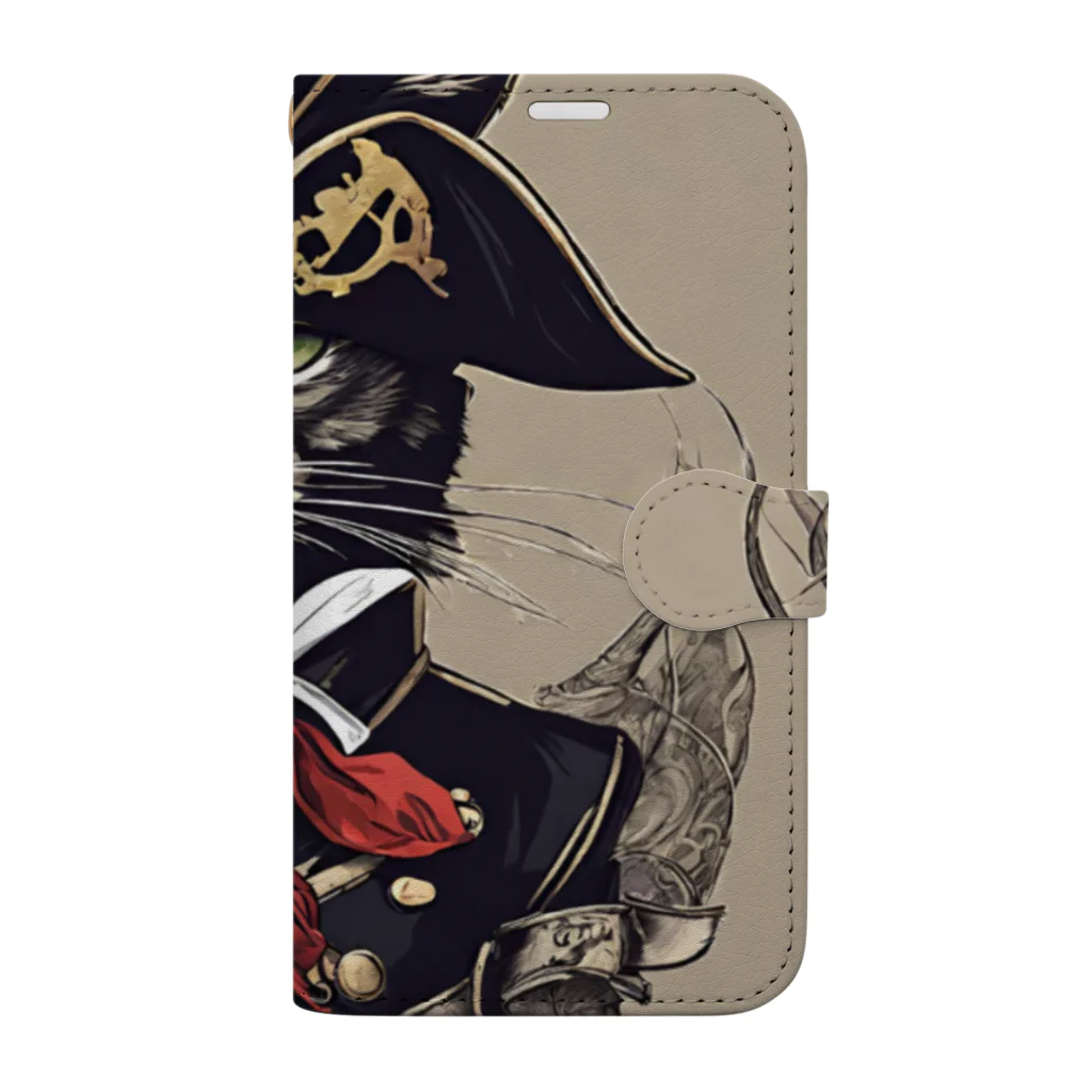 Jj-O_O-Jjの猫海賊団シリーズ★Duke船長 Book-Style Smartphone Case