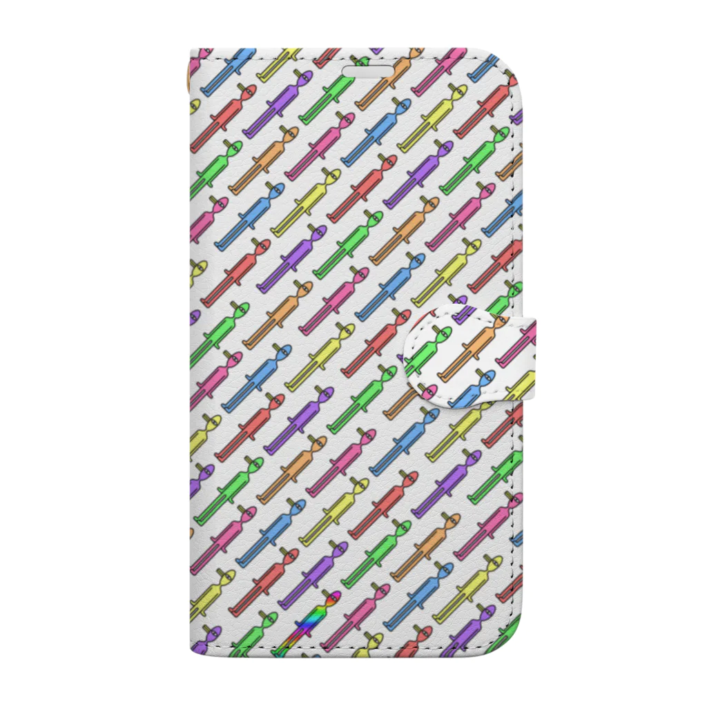 ぼくわたチャンネルのバランボン柄 Book-Style Smartphone Case