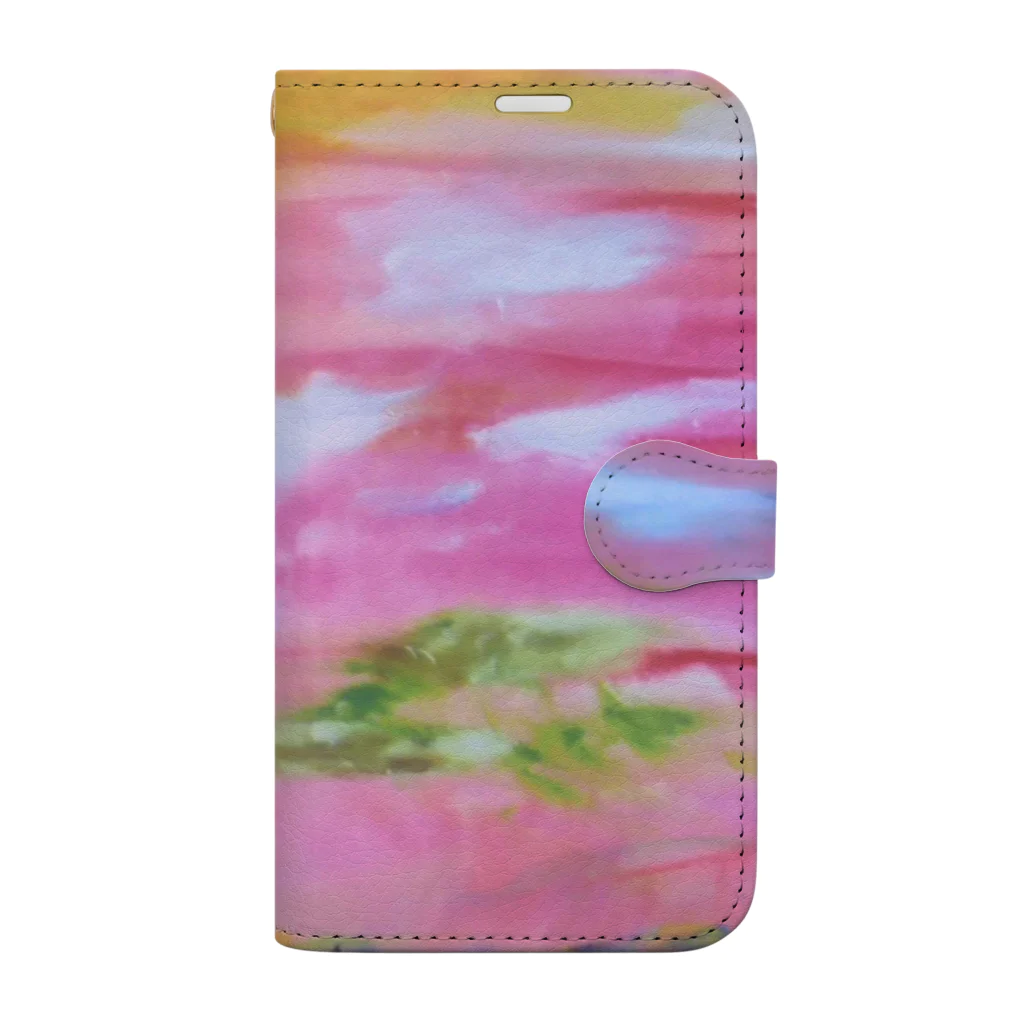 抽象画 A.S Galleryの夢の中 Book-Style Smartphone Case