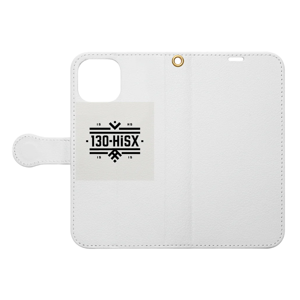 130-HISX(130-ヒスエックス)の130-HiSX(130-ヒスエックス) Book-Style Smartphone Case:Opened (outside)