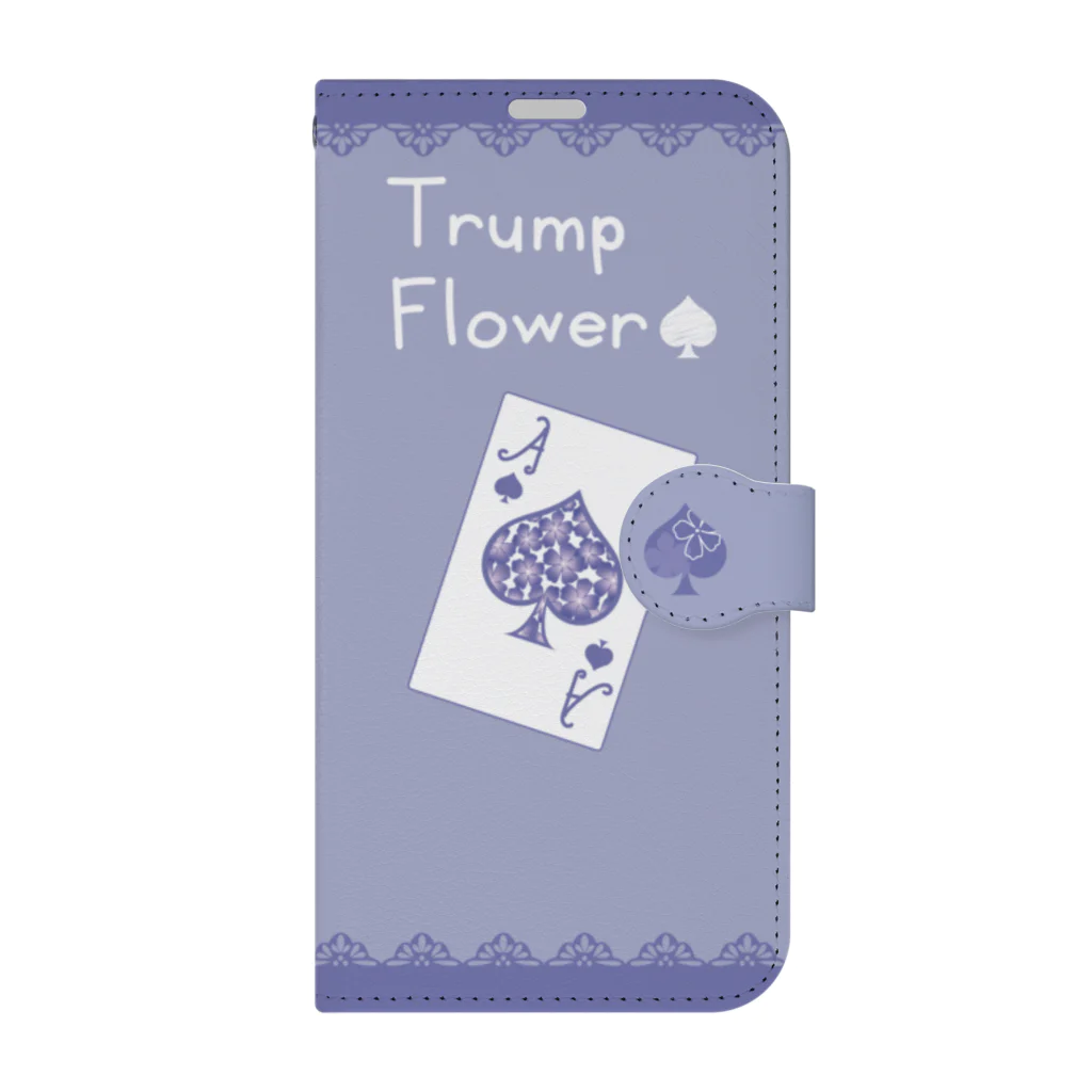 TANOSHIKAのトランプフラワー　NEW Book-Style Smartphone Case