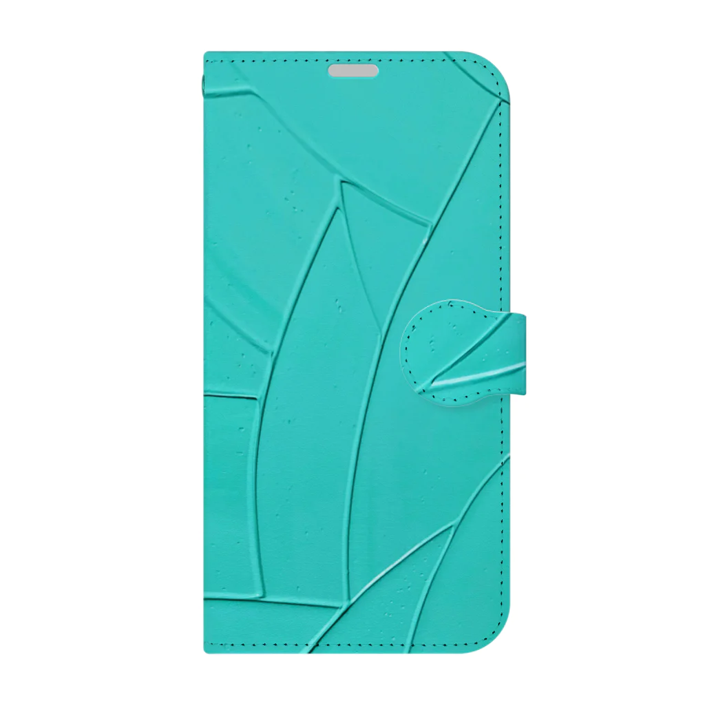 Yoshiki house 岡村芳樹のシルキー・ミント Book-Style Smartphone Case