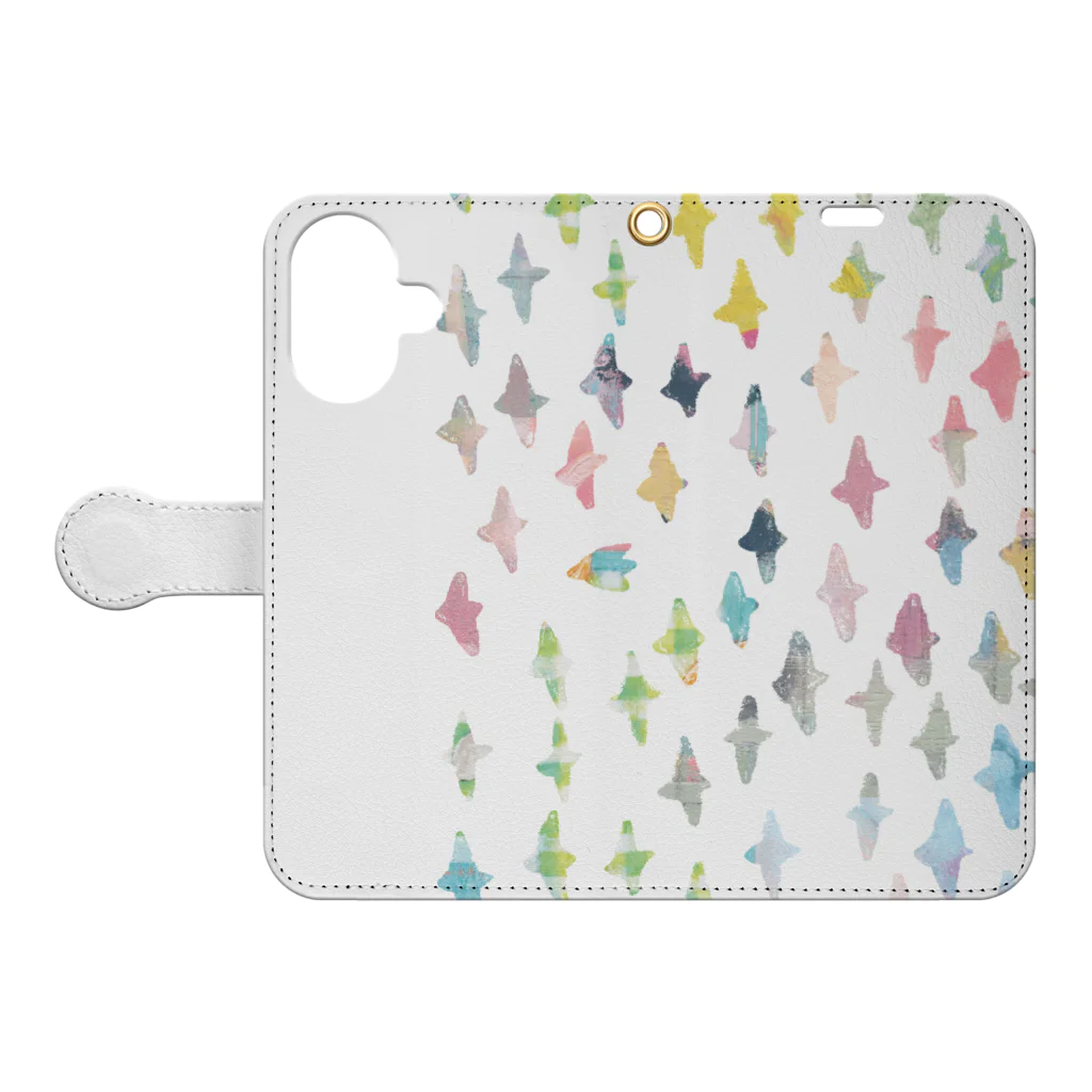 楽しくなるお店のiro tori dori スマホケース Book-Style Smartphone Case:Opened (outside)