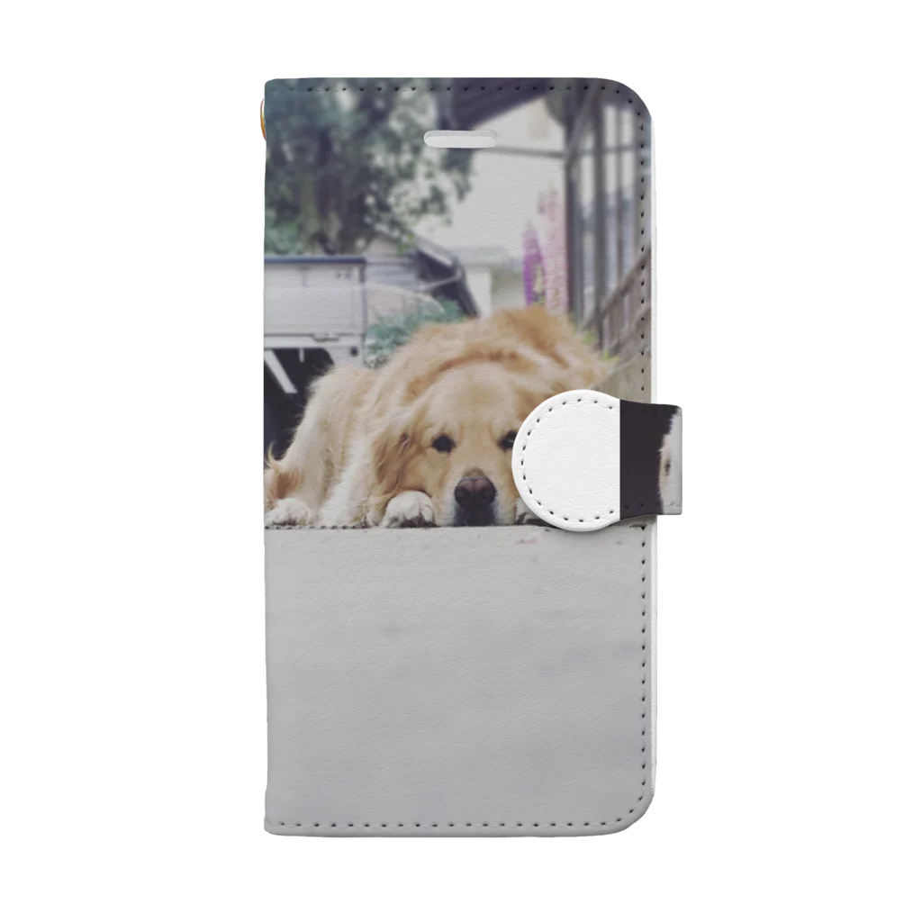 癒し庵のおかえり Book-Style Smartphone Case