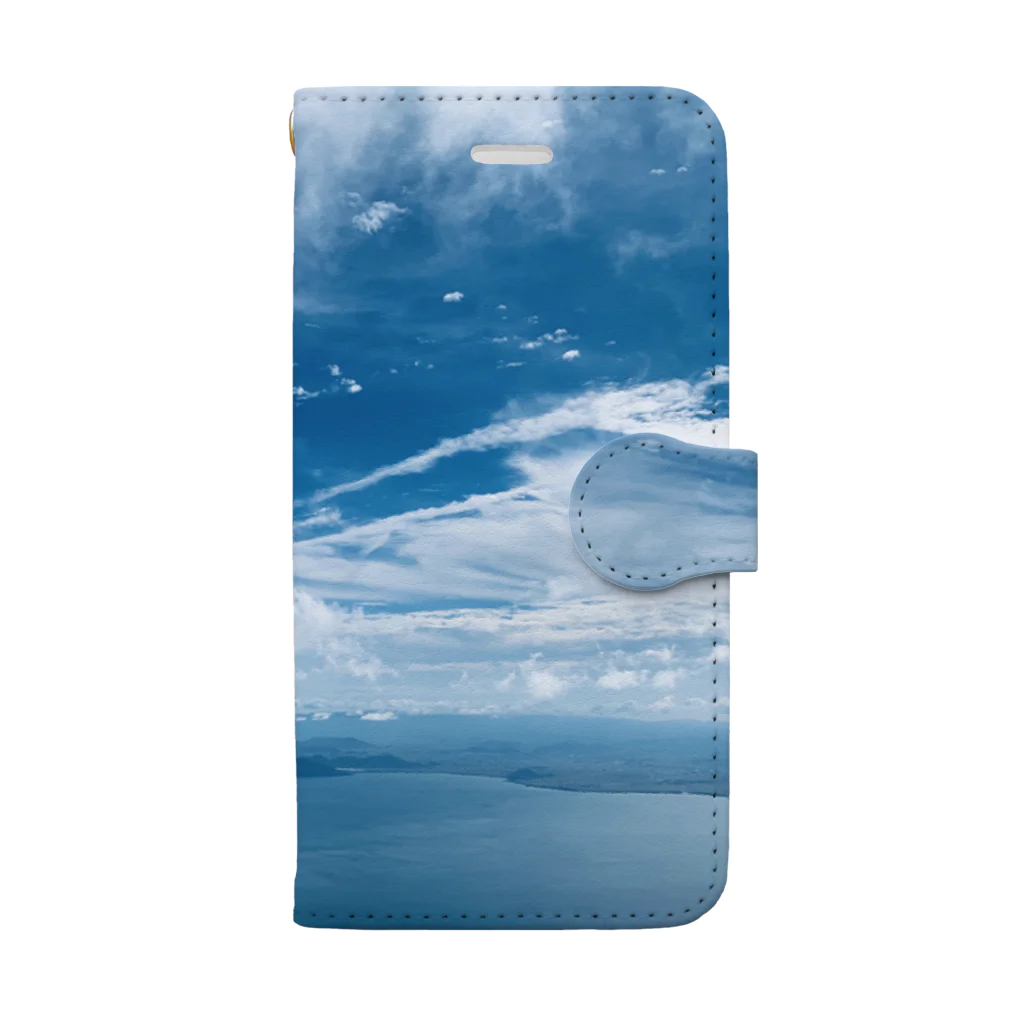 Nienaの琵琶湖の空 Book-Style Smartphone Case