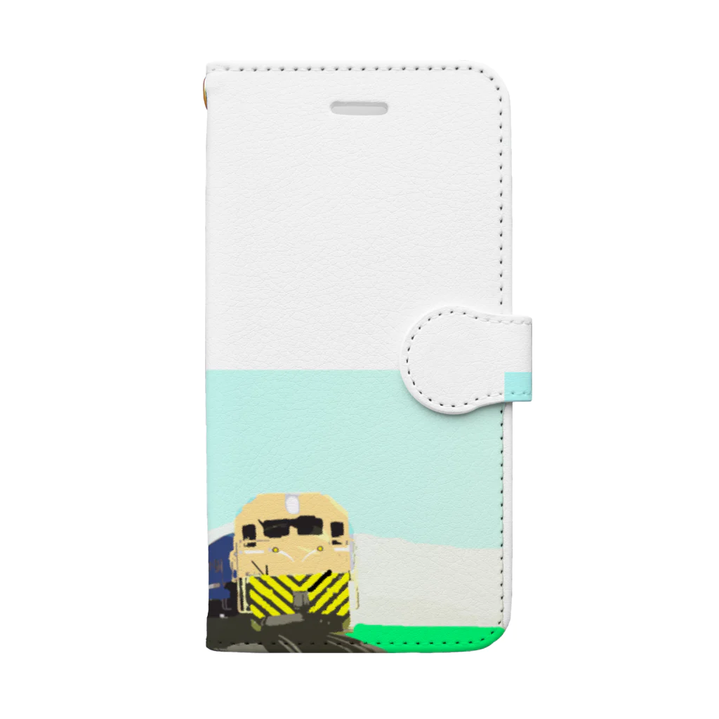 Danke Shoot Coffeeの田園を走る Book-Style Smartphone Case