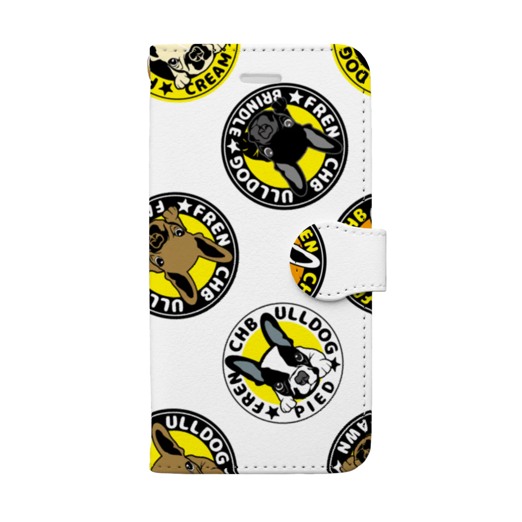   BRUTUS-19のフレブル手帳型スマホケース Book-Style Smartphone Case