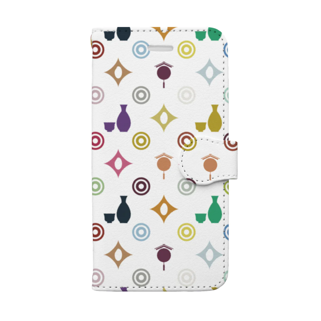 stereovisionの日本酒マルチカラー Book-Style Smartphone Case