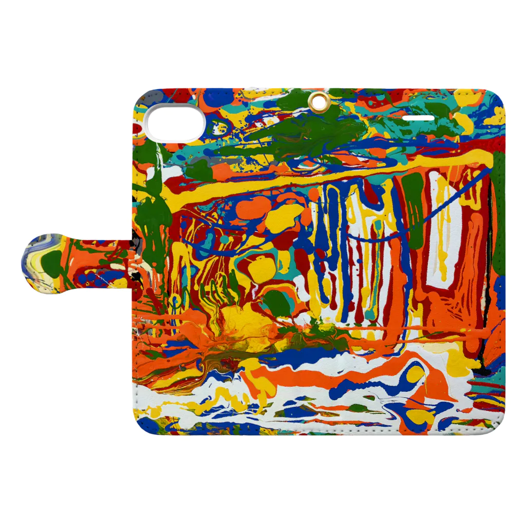KANJI shop japanのKANJI 1 Book-Style Smartphone Case:Opened (outside)