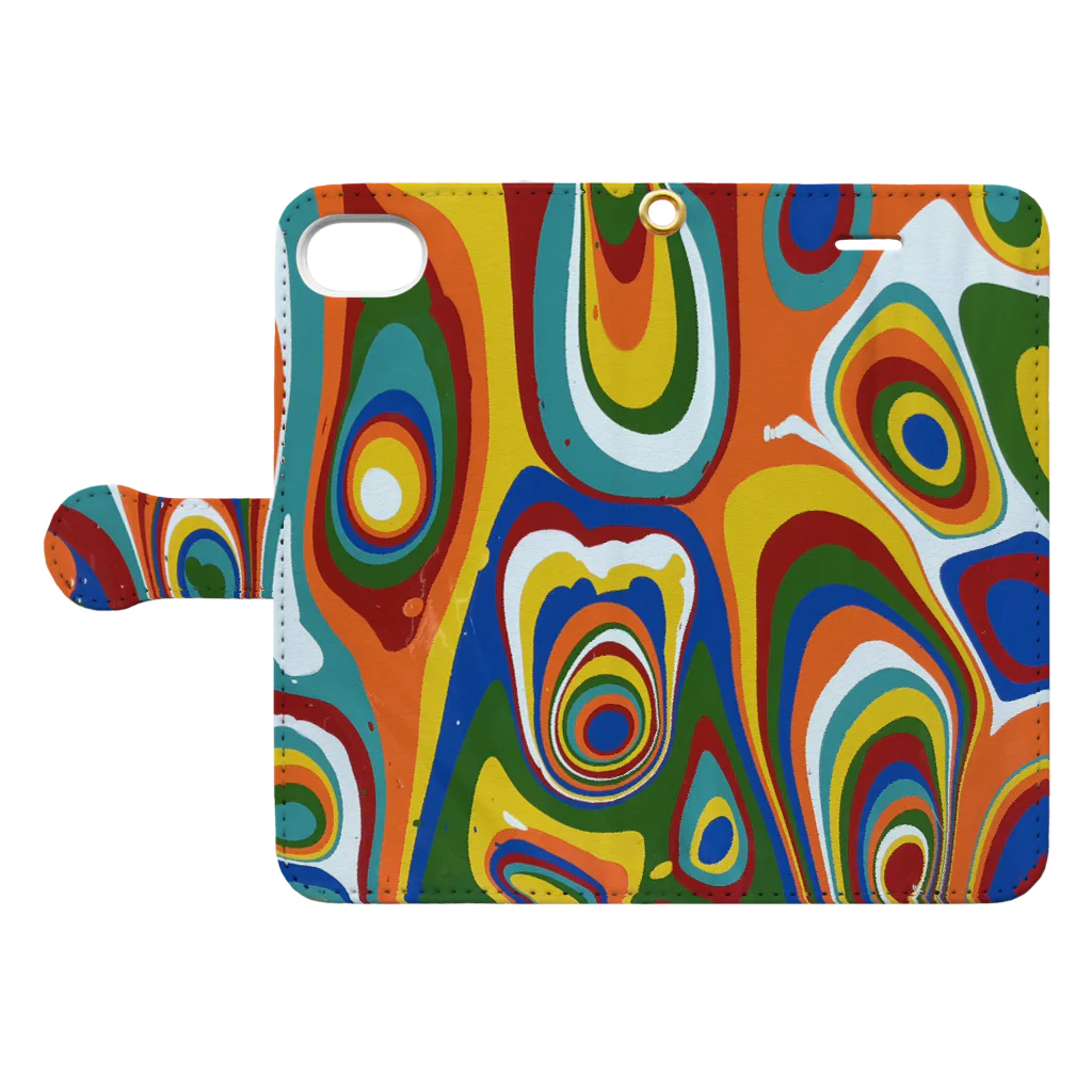 KANJI shop japanのKANJI 2 Book-Style Smartphone Case:Opened (outside)