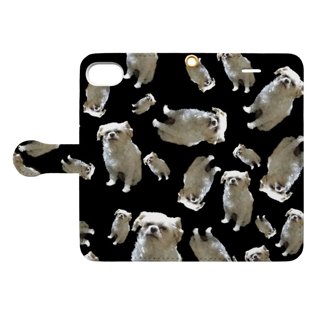 ばんびたんのうちのいぬ　7 Book-Style Smartphone Case:Opened (outside)