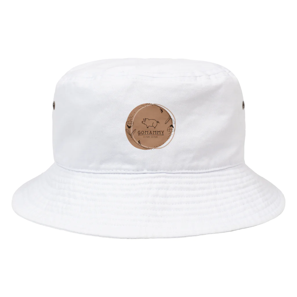 ごまみるくといっしょ🐷🐷💕のGOMAMMYロゴ Bucket Hat