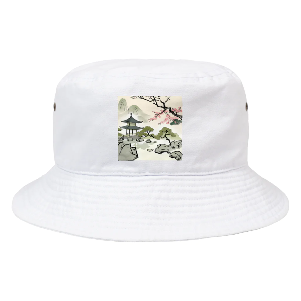 忍者の日本のイラストグッズ Bucket Hat
