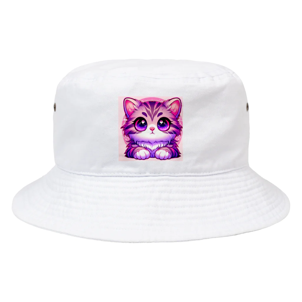 TOM24の些細な事でも興味津々アメショー”モモちゃん” Bucket Hat