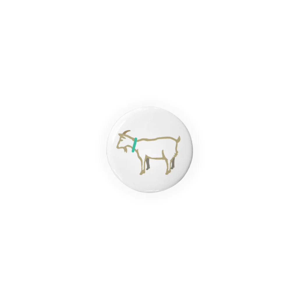 しまのなかまfromIRIOMOTEのしまのなかま　ヤギ Tin Badge