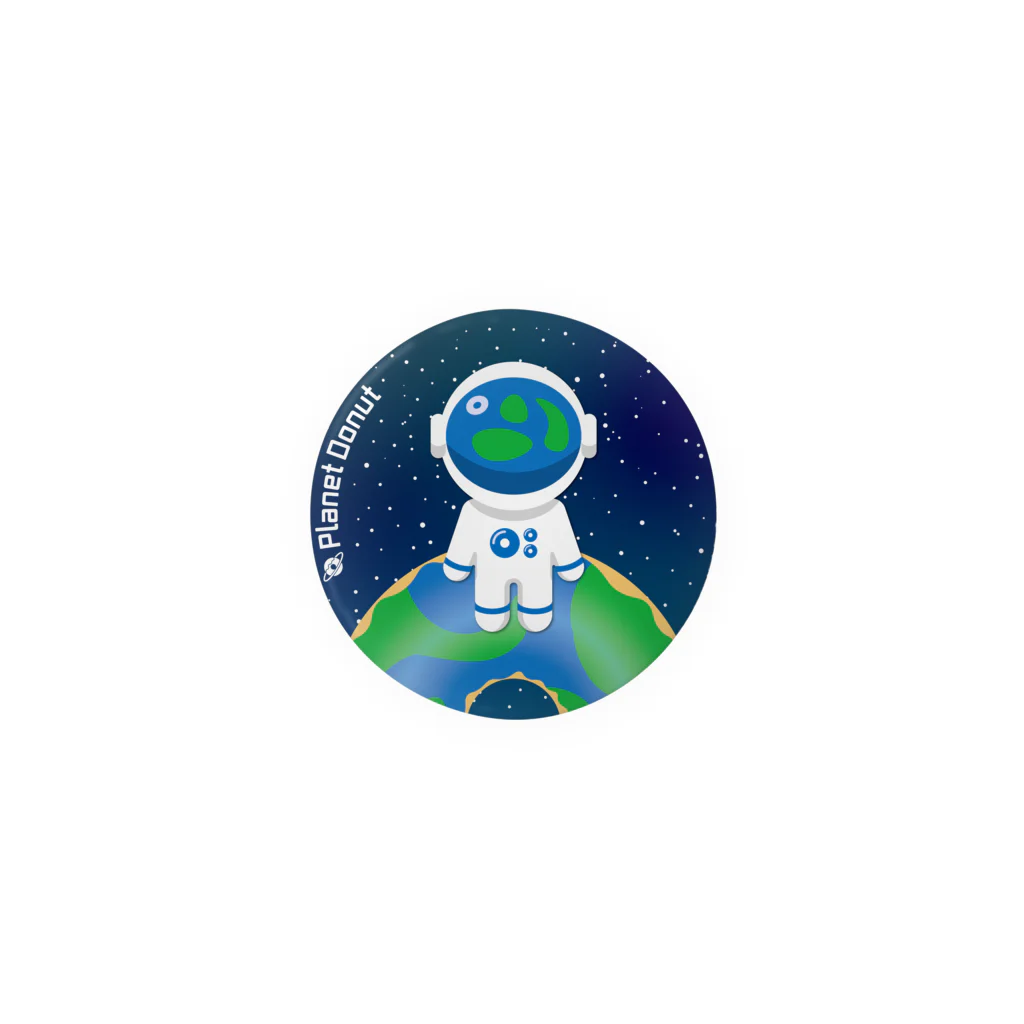 Planet Donutのフレーバーズ（地球） Tin Badge