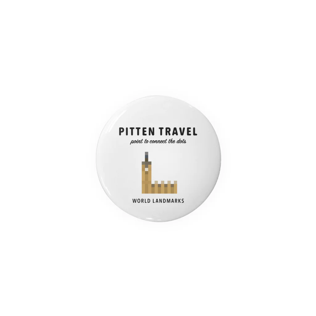 PITTEN PRODUCTSのPITTEN TRAVEL PX WORLD #1-2 Tin Badge