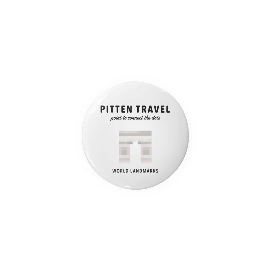 PITTEN PRODUCTSのPITTEN TRAVEL PX WORLD #3-1 Tin Badge