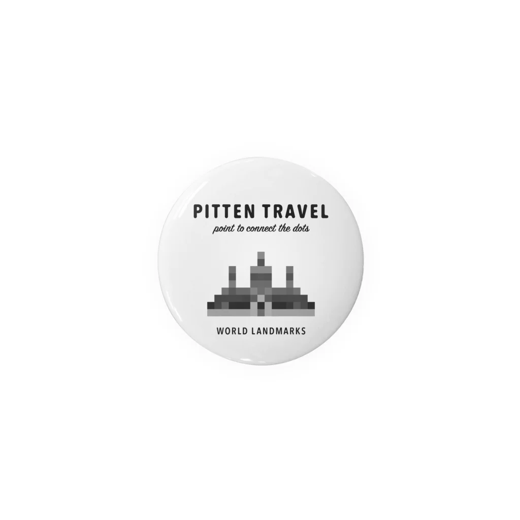 PITTEN PRODUCTSのPITTEN TRAVEL PX WORLD #4-1 Tin Badge