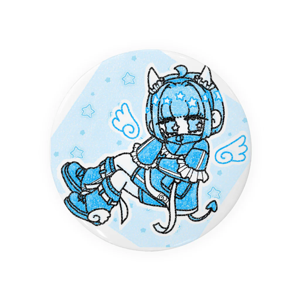 yuumaoの悪魔コスプレ天使界隈ちゃん Tin Badge