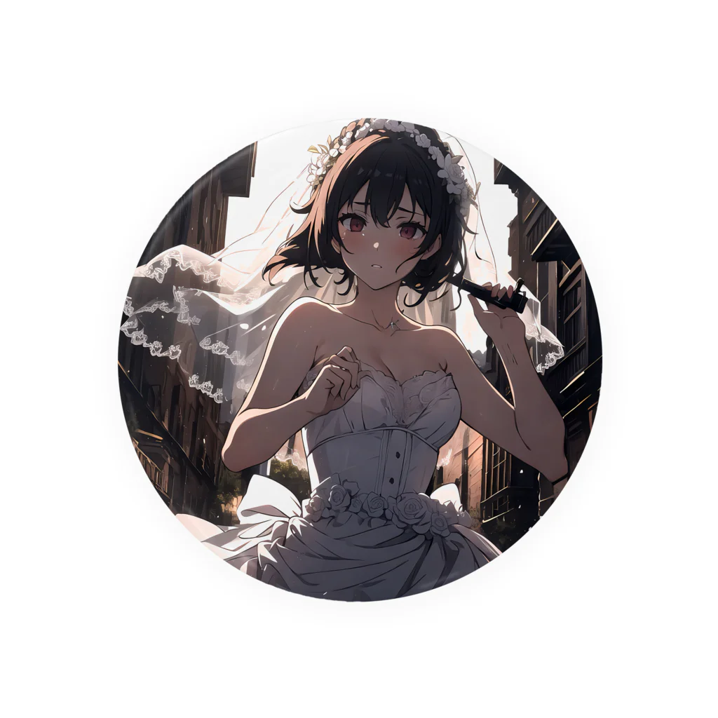 rebon/リボンの戦場花嫁 Tin Badge