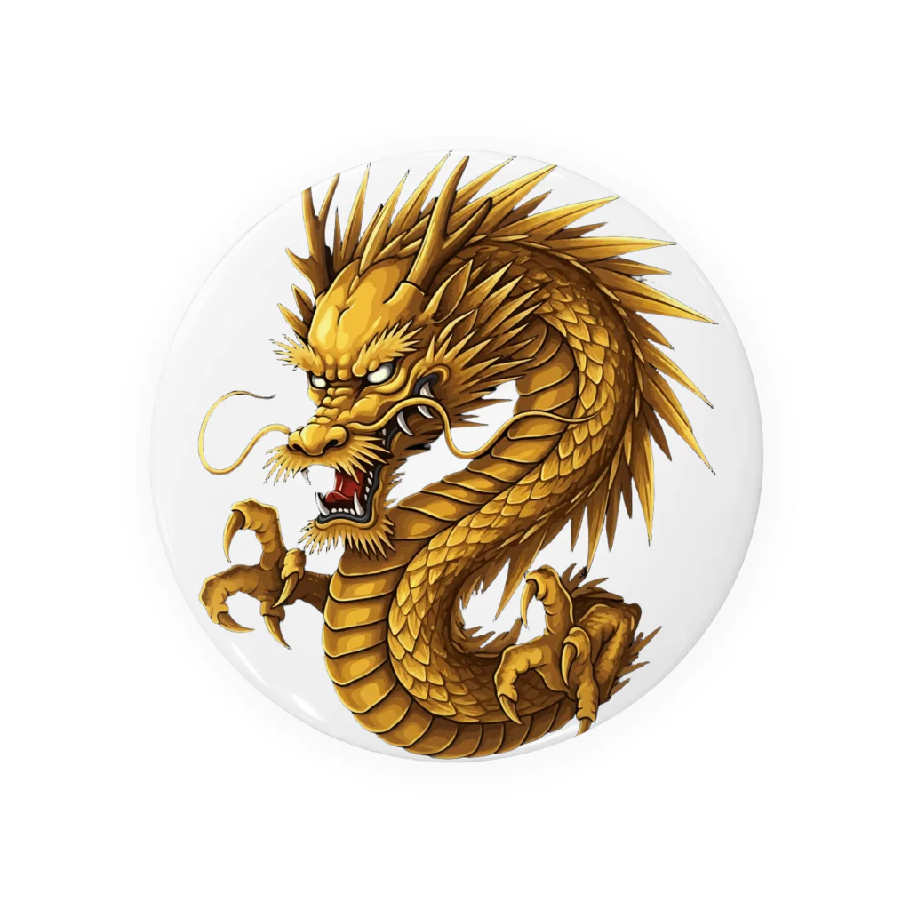 開運アート・グッズ専門店『Kizuna』の開運金龍2 Tin Badge