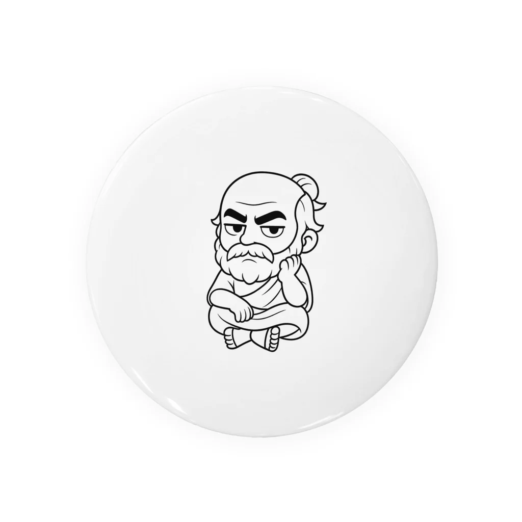 ゆるソクラテスの日常のゆるソクラテス Tin Badge